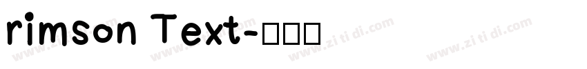 rimson Text字体转换